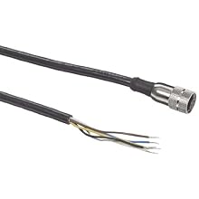 Banner MQVR3S-515 EZ Light Indicator Quick Disconnect Cable, AC Models, 5-Pins, Straight, 5 meters Cable Length