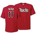 Brandon Webb Arizona Diamondbacks Name and Number T-Shirt