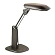 3M/COMMERCIAL TAPE DIV. / MMMTL1000C / Low-Glare Compact Fluorescent Polarizing Task Lamp, Weighted Base, 21", Black / Sold as 1 EA