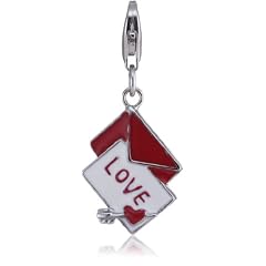 S. Oliver Damen Briefumschlag-Charm 925 Silber 374866
