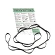 OPTP Stretch Out Strap Extra Long for users over 6 Ft. Tall W/Instructional Stretching Poster/Chart
