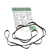OPTP Stretch Out Strap Extra Long for users over 6 Ft. Tall W/Instructional Stretching Poster/Chart