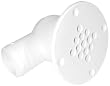 T H Marine CSD92DP 90 WHT.PLASTIC COCKPIT SCUPPER COCKPIT SCUPPER DRAIN