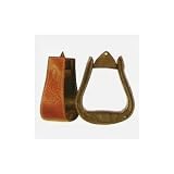 Aussie Leather Covered Stirrups