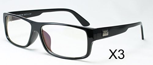 IG Unisex Clear Lens Plastic Fashion Glasses in White