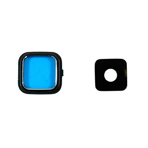 RBC Rear Camera Cover + Glass Lens For Galaxy Note 4 Edge N915F N915A N915V N915T - Black