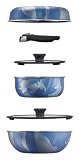 Tefal Jamie Oliver Survival Cookware Kit, Camouflage Blue