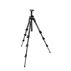 Manfrotto 190CXPRO4 Carbon Stativ (nur 1340 g, 3 Ausz�ge, Carbon-Basalt, 146 cm H�he) schwarz ohne Kopf
