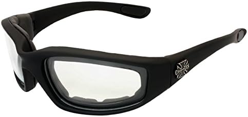 Choppers Foam Padded Clear Lens Motorcycle Sunglasses