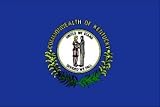 IMAGE OF 8 x 12 Feet Kentucky Nylon - indoor State Flags Made in US.