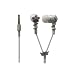 Jeweled Flower Earphones with Soft Earbuds Works with Ipod Mp3 or Any Personal Stereo