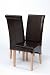 Camilla Dining Chairs x 4 Brown Image
