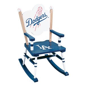 Los Angeles Dodgers MLB Wooden Rocking Chair
