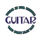 Buy Work Is For People Who Don't Play The GUITAR Long Sleeve T-Shirt (Various Colors... by T-ShirtFrenzy