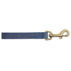 Ancol Timberwolf Leather Dog Lead, 1 m, Blue