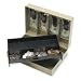 Office Products : SPR15508 Combination Lock Cash Box,Steel,11-1/2'x7-3/4'x3-1/4',Gray