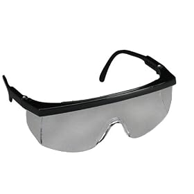 3M R-1710ES Sting Rays Protective Eyewear, Black with Clear Lens