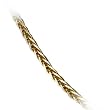 14k Two Tone White and Yellow Gold 1.4mm Wheat Chain Necklace - 16"