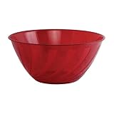 Red Frosted Bowl - 5 quart