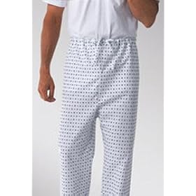 Drawstring Pajama Pants - Snowflake Print, 3.0 oz/sq yd - Large, 2 Dozen / Case;