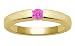10k Yellow Gold Pink Sapphire Ring