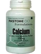 Calcium Citrate 250 mg 120 Capsules by Pastore Formulations