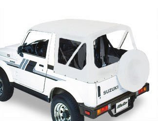 Bestop 5136152 Hood and Roof - Replace-a-top Suzuki Samurai all years White Denim