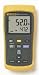 THERMOMETER DUAL INPUT YEL60HZ - Digital Thermometer, Model 52 Series II, Fluke - Mod...