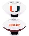 Miami Hurricanes Embroidered Signature Series Football (Quantity of 1)