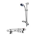 Reef Thermostatic Bath Shower Mixer & FREE Deluxe Shower Kit Chrome