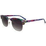 Geeks Gone Wild! Fab Floral Design Sunglasses! In Multi with Purple Finish Geeks Gone Wild! Fab Floral Design Sunglasses! In Multi with Purple Finish