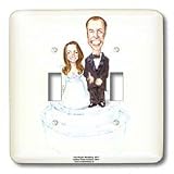 Londons Times Gen 2 News Current Events - William and Katherine Royal Wedding - Light Switch Covers - double toggle switch