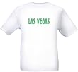 LAS VEGAS - GREEN LETTERING - City-series - White T-shirt