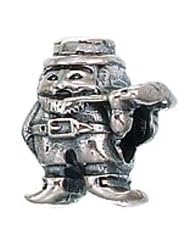 Genuine Zable (TM) Product. 925 Sterling Silver Leprechaun Bead Charm. 100% Satisfaction Guaranteed.