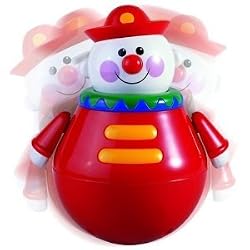 TOLO TOYS ROLY POLY CHIMING CLOWN TOY