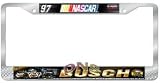  : Kurt Busch Chrome License Plate Frame