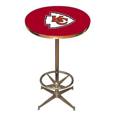 Imperial Kansas City Chiefs Licensed Pub Table