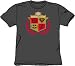 Justice League DEFENDERS Adult Charcoal Gray T-shirt Tee Shirt