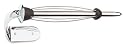 Perfect Tear Chrome Paper Towel Holder, Horizontal Wall-Mounted