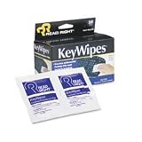 Keyboard Wipe, Disinfectant, Premoistened, Germicidal, 18/Box RRTRR1233
