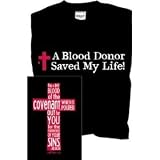 Christian T-shirt Blood Donor Black-medium