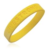 Official Live Strong Lance Armstrong Yellow Cancer LIVESTRONG Rubber Wristband Bracelet