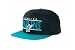 MLB Men's Florida Marlins Nineties Snapback Cap (Black/Teal, Adjustable)