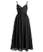 Fashion Plaza Girl's Spaghetti Straps A-line Chiffon Long Flower Girl Dress K0095