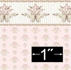 Edwardian Duchess - Pink Dollhouse Wallpaper