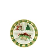 Vietri Old St. Nick Divided Dish