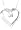 Sterling Silver "A Mother Holds Her Childs Hand For A Short While and Their Hearts Forever" Heart Pendant Necklace, 18"