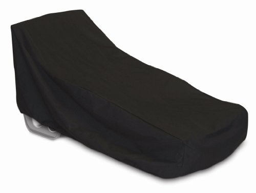 WeatherReady WRBLOSCH Polyester Oversized Outdoor Chaise Cover, Black