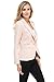 Auliné Collection Women’s Color Work Office Long Sleeve Button Lined Blazer
