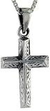 Sterling Silver Cross Pendant, 1